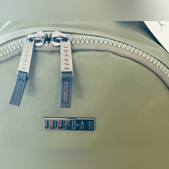 NEW- Air Jordan Olive Green Backpack NWT - Picture 3 of 16